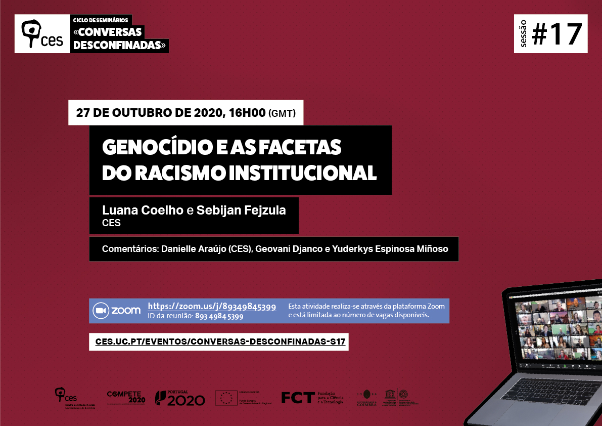 Genocide and the facets of institutional racism<span id="edit_30253"><script>$(function() { $('#edit_30253').load( "/myces/user/editobj.php?tipo=evento&id=30253" ); });</script></span>