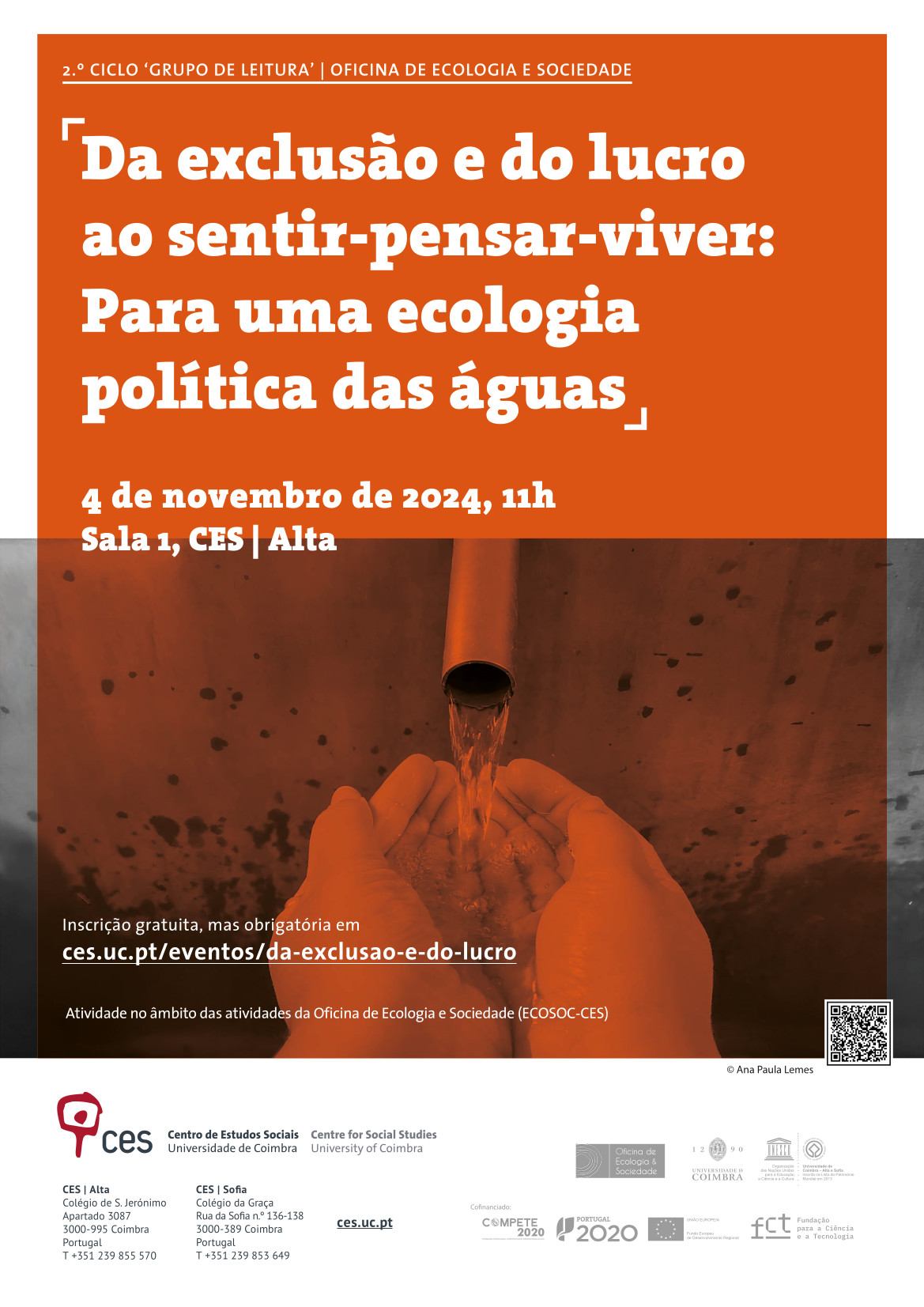 From Exclusion and Profit to Feel-Think-Live: Toward a Political Ecology of Water<span id="edit_46755"><script>$(function() { $('#edit_46755').load( "/myces/user/editobj.php?tipo=evento&id=46755" ); });</script></span>