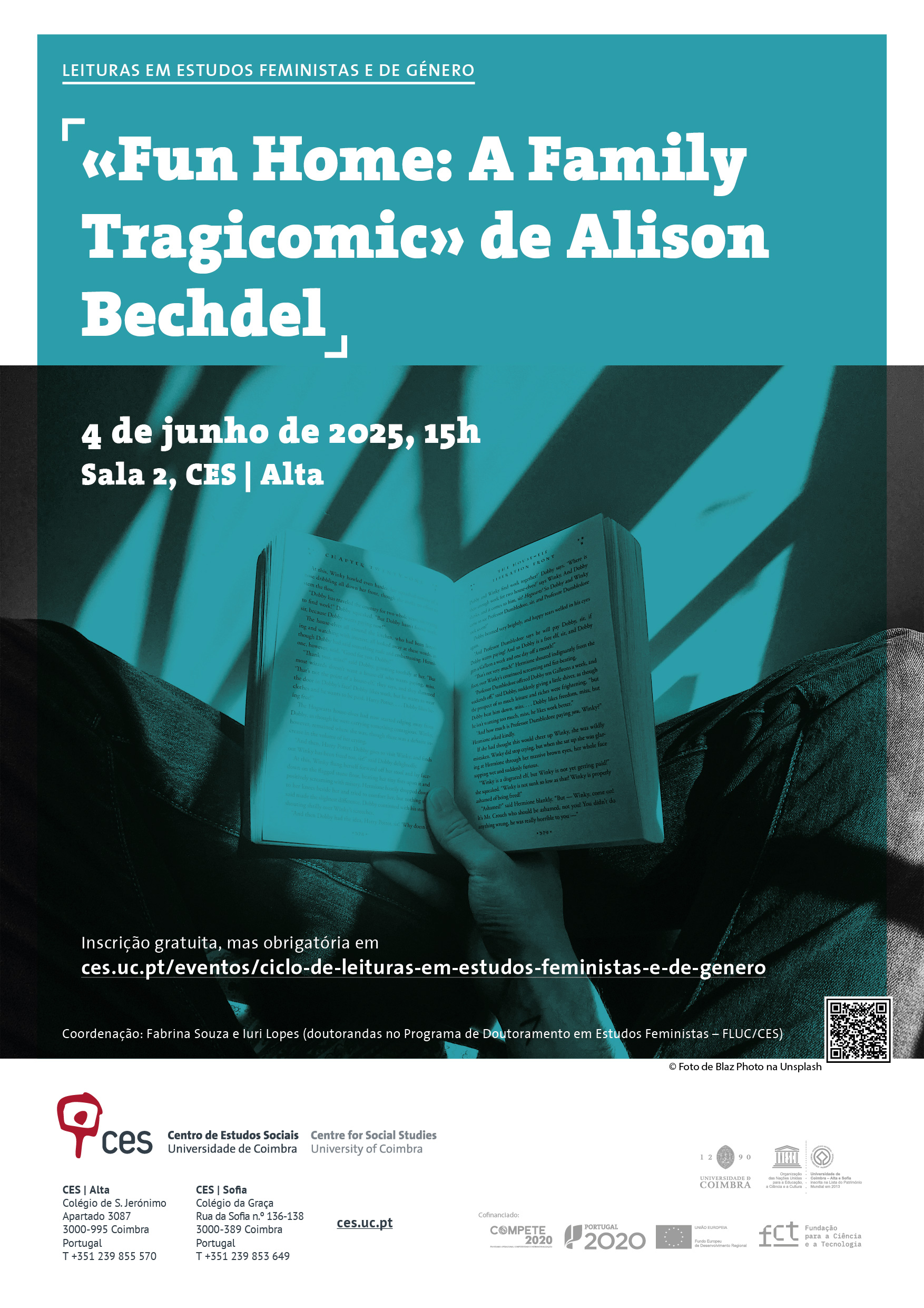 «Fun Home: A Family Tragicomic» by Alison Bechdel<span id="edit_47246"><script>$(function() { $('#edit_47246').load( "/myces/user/editobj.php?tipo=evento&id=47246" ); });</script></span>