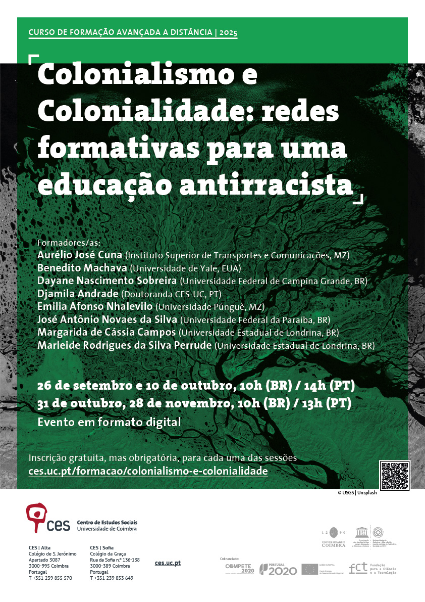 Colonialismo e Colonialidade: redes formativas para uma educação antirracista<span id="edit_48389"><script>$(function() { $('#edit_48389').load( "/myces/user/editobj.php?tipo=evento&id=48389" ); });</script></span>