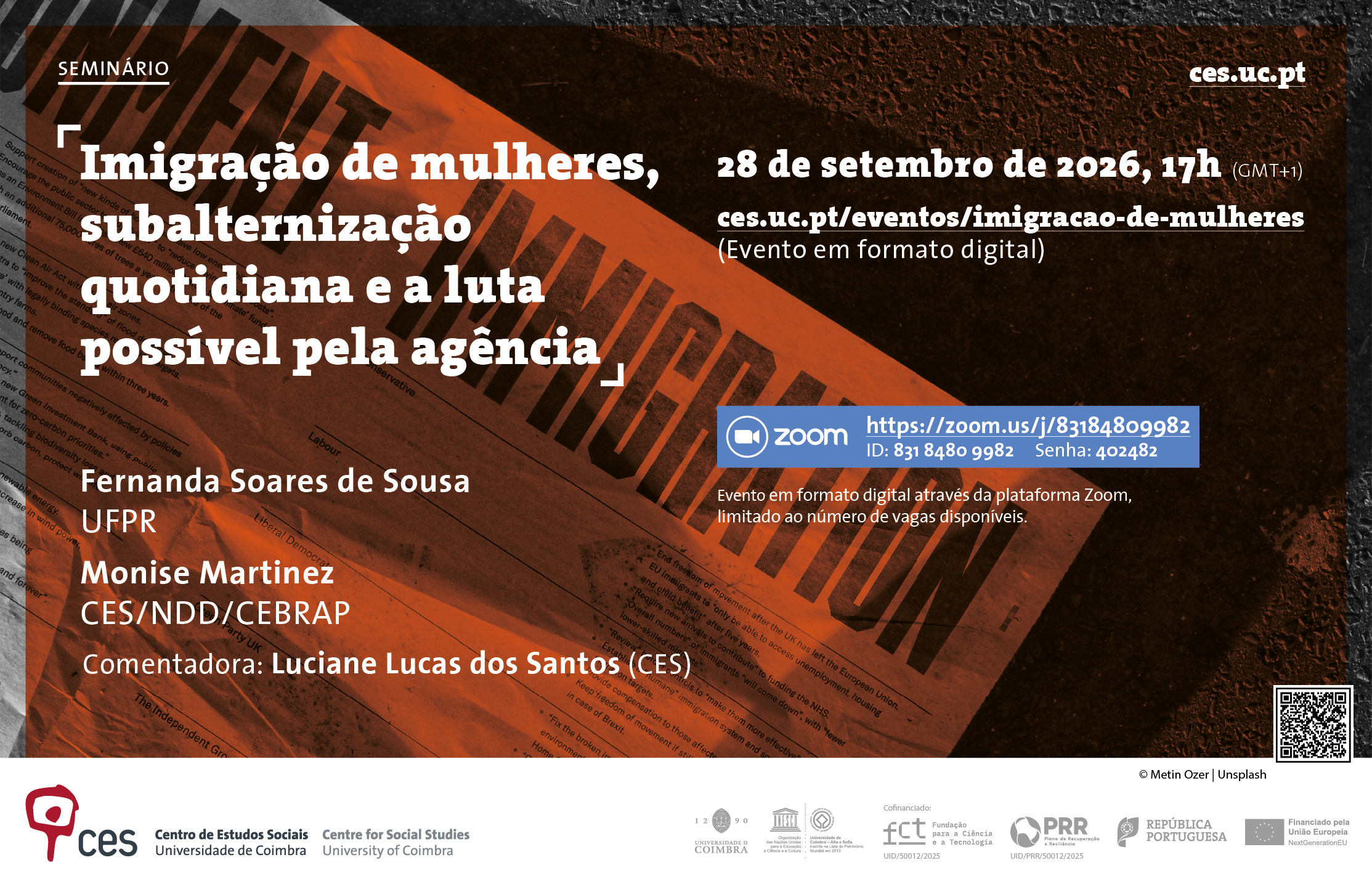 Women&rsquo;s immigration, everyday subordination and the possible struggle for agency<span id="edit_50074"><script>$(function() { $('#edit_50074').load( "/myces/user/editobj.php?tipo=evento&id=50074" ); });</script></span>