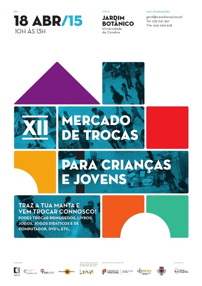 XII Mercado de Trocas para Crianças e Jovens em Coimbra<span id="edit_11826"><script>$(function() { $('#edit_11826').load( "/myces/user/editobj.php?tipo=evento&id=11826" ); });</script></span>