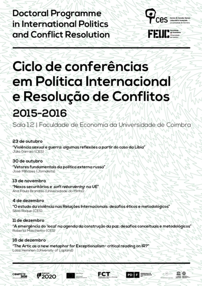 The emergence of the 'local' in the peacebuilding agenda: conceptual and methodological challenges<span id="edit_12901"><script>$(function() { $('#edit_12901').load( "/myces/user/editobj.php?tipo=evento&id=12901" ); });</script></span>