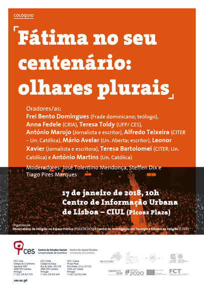 Fátima no seu centenário: olhares plurais<span id="edit_18919"><script>$(function() { $('#edit_18919').load( "/myces/user/editobj.php?tipo=evento&id=18919" ); });</script></span>