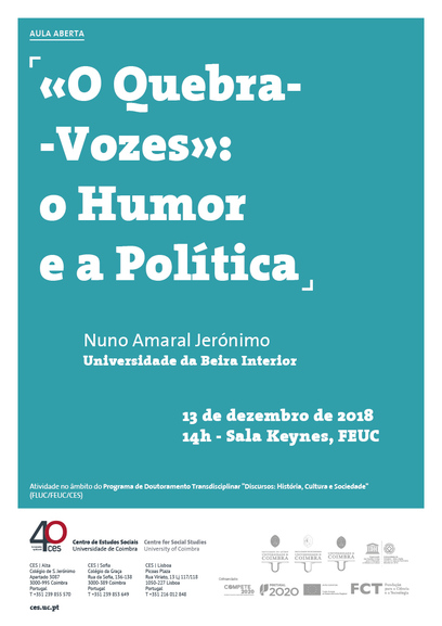 «O Quebra-Vozes»: o Humor e a Política<span id="edit_21776"><script>$(function() { $('#edit_21776').load( "/myces/user/editobj.php?tipo=evento&id=21776" ); });</script></span>