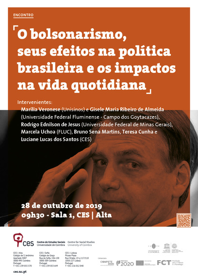 O bolsonarismo, seus efeitos na política brasileira e os impactos na vida quotidiana<span id="edit_26737"><script>$(function() { $('#edit_26737').load( "/myces/user/editobj.php?tipo=evento&id=26737" ); });</script></span>