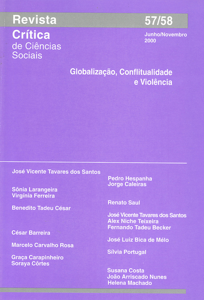 Globalização, Conflitualidade e Violência